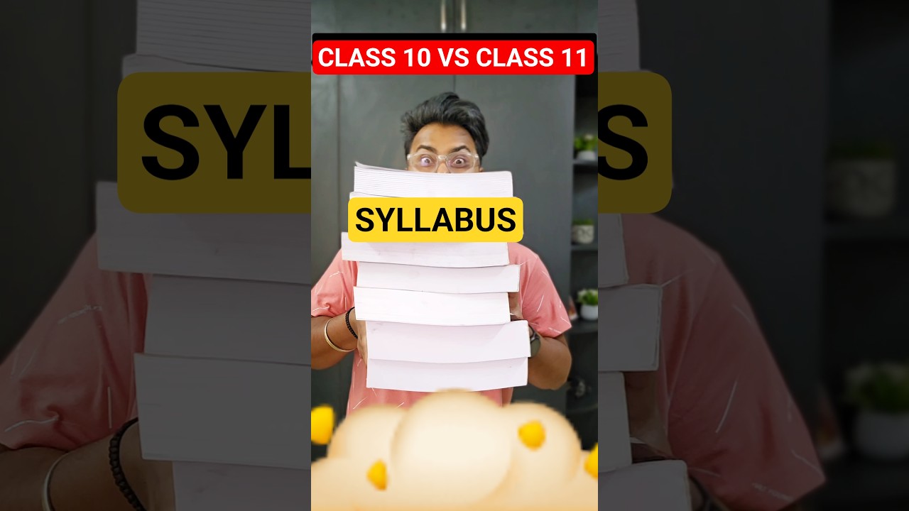 Class 10 vs Class 11 Syllabus! REAL TRUTH!😱😂 #abhisheksir #class11 #jeemains #neet