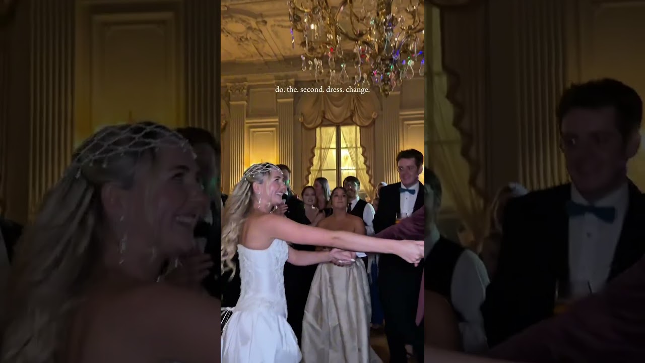 A second outfit change is always a good idea 🤍 