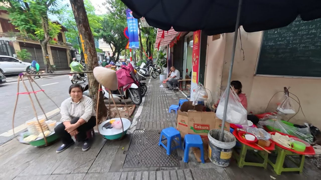 Real Time Hanoi Walk 🇻🇳 Truc Bach Lake to Ho Chi Minh Mausoleum Entrance