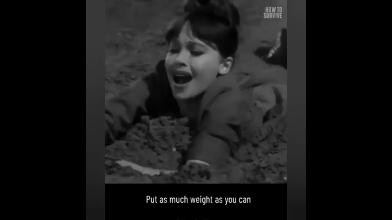 How to survive falling into quicksand