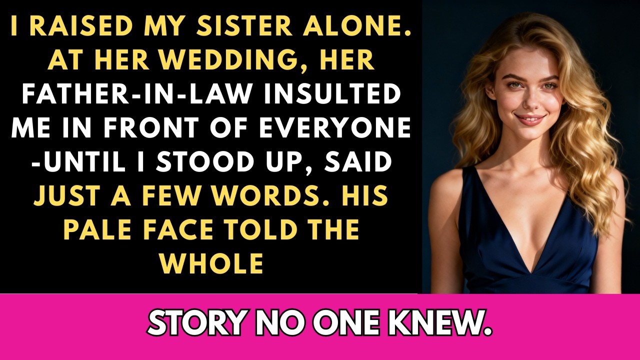 My Sister’s Father in Law Snubbed Me at Her Wedding — Until I Spoke at the Mic and He Stumbled