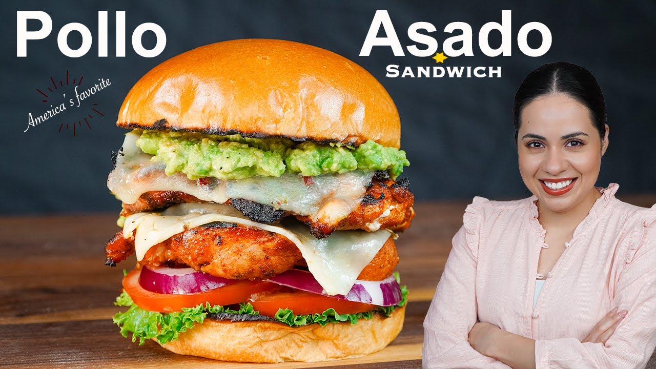 How to make an irresistible POLLO ASADO Sandwich | Grilled chicken sandwich | Villa Cocina
