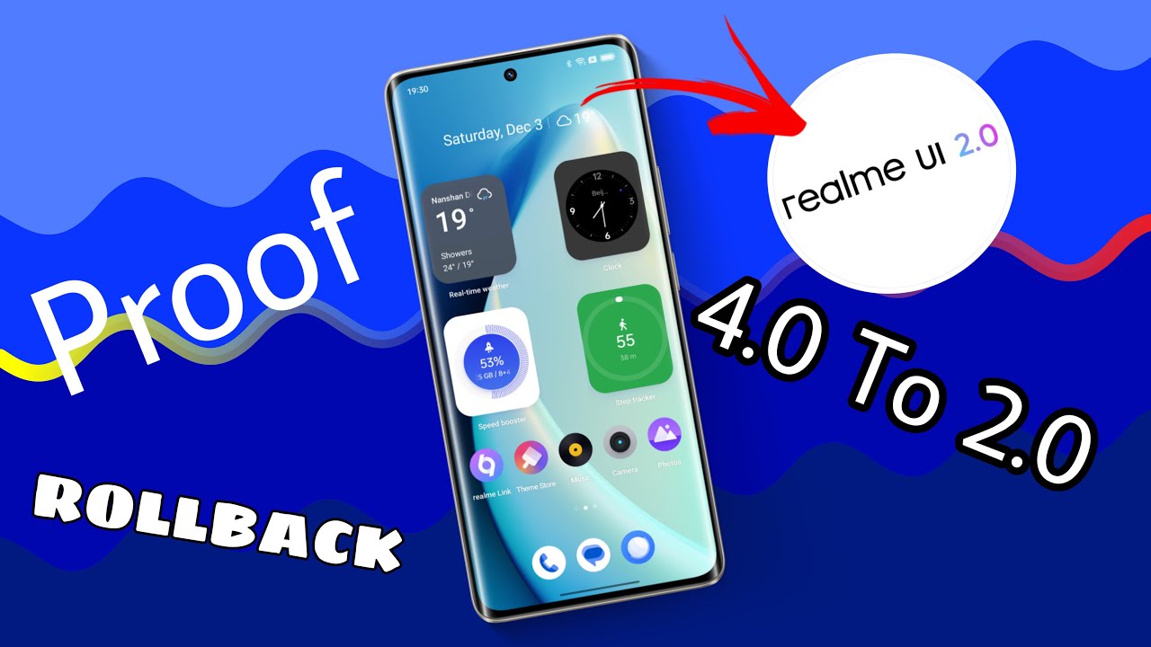 Rollback To Realme UI 2.0 Realme Gt Master Edition (Proof) Complete Installation