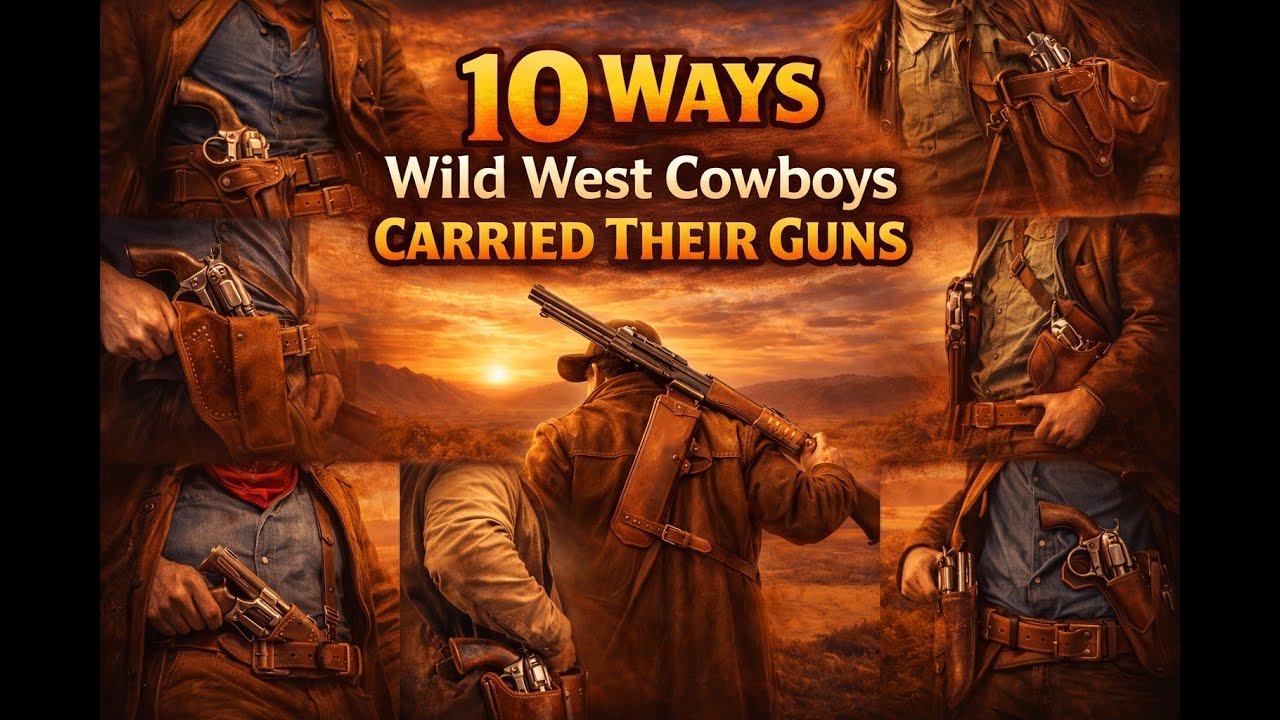 Myth vs. Reality: 10 Ways Cowboys Carried Guns in the Wild West