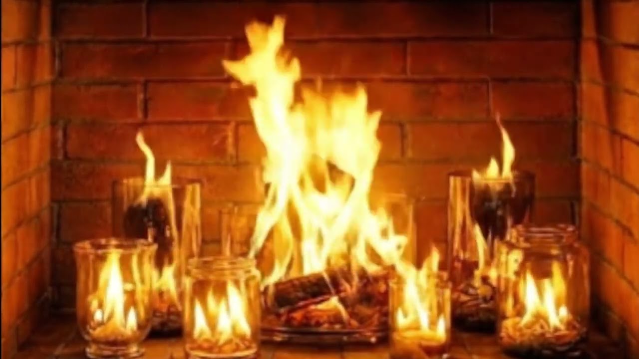 Warm Bonfire Glow & Gentle Wood Crackle | 4 Hours Sleep Aid & Calm Night Ambience