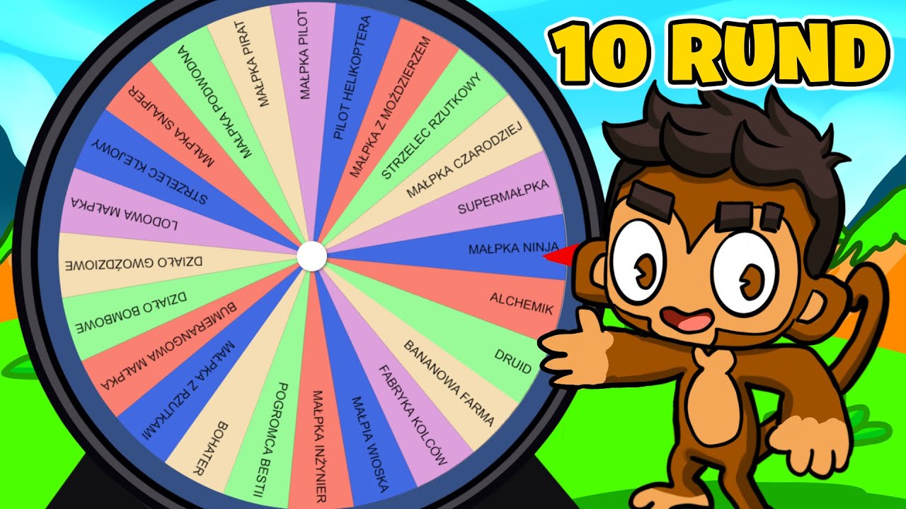 10 RUN = KRĘCIMY KOŁEM z MAĆKIEM CHALLENGE! | BLOONS TD6