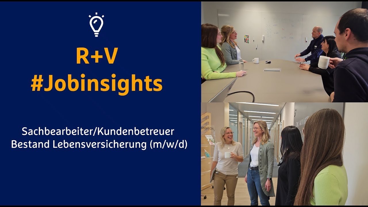 #Jobinsights - Sachbearbeiter/Kundenbetreuer Bestand Lebensversicherung (m/w/d)