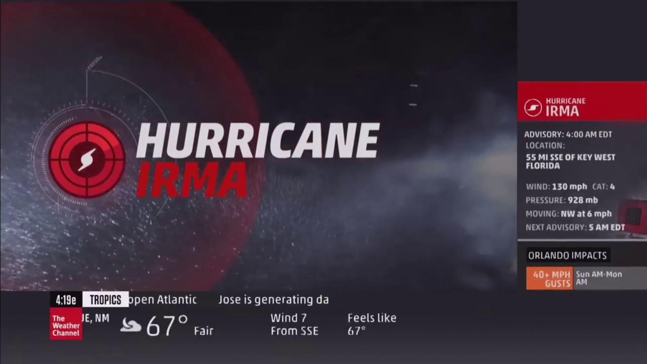 [RED MODE] The Weather Channel Local On 8s Hurricane Irma September 10 2017