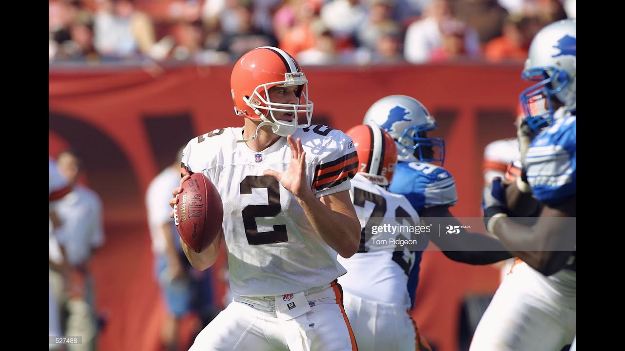 Detroit Lions at Cleveland Browns September 23, 2001 (Detmer 7 interceptions)
