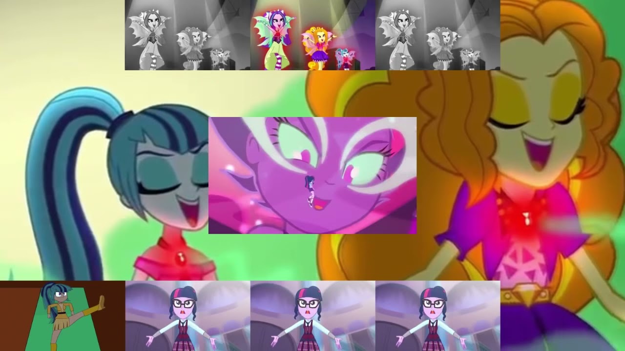 Adagio Dazzle & Midnight Sparkle have a Sparta Megrim Mix ft Sci-Twi