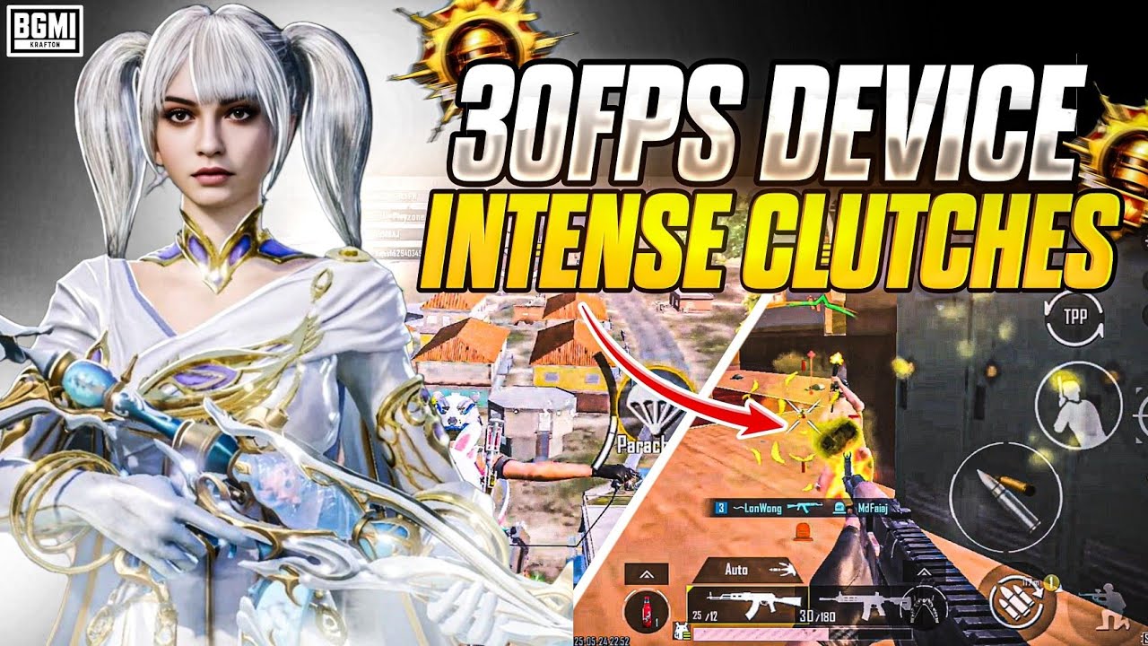 Solo vs Squad in 30fps device | Bgmi 3.8 gameplay | Samsung GalaxyF14