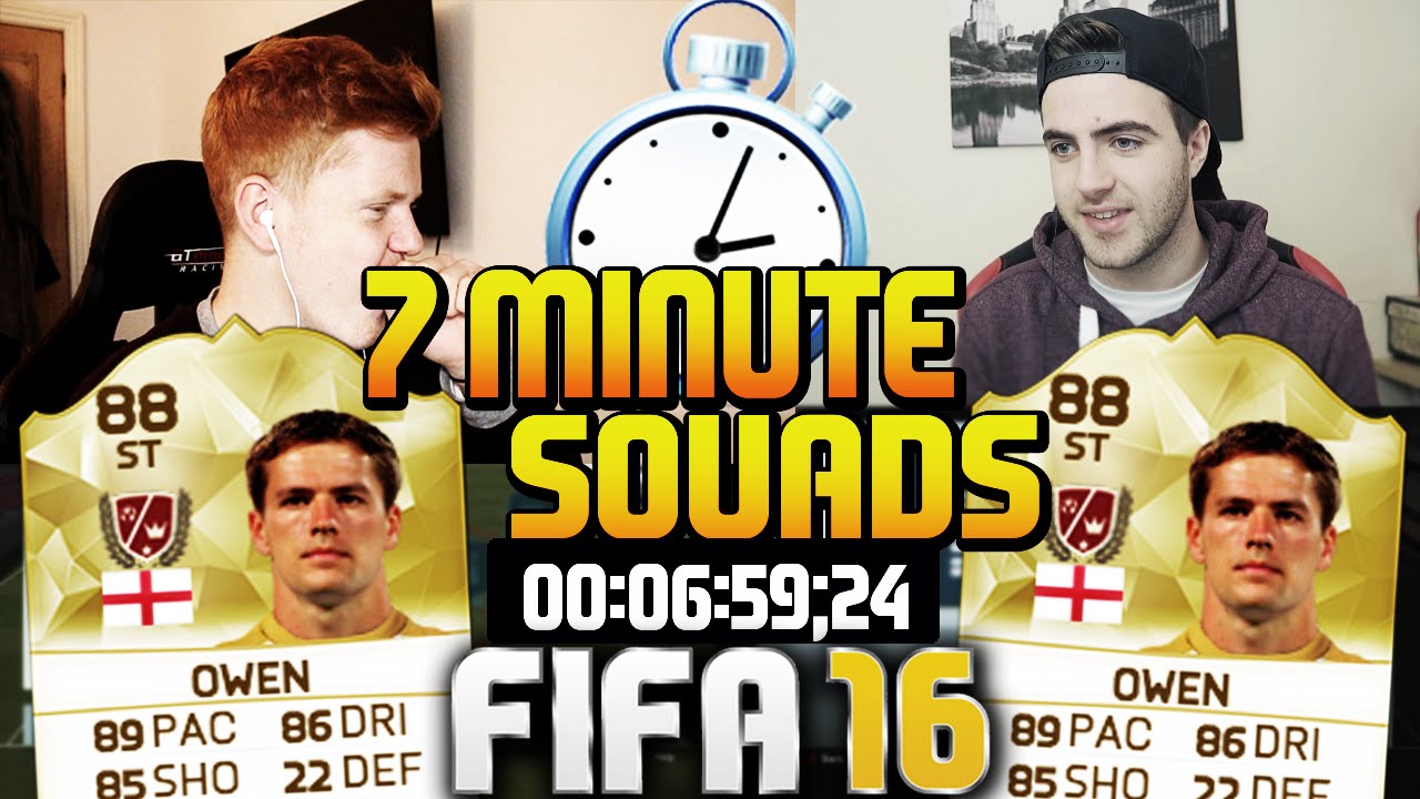 FIFA 16 7 MINUTE SQUAD BUILDER WITH FIRST OWNER LEGEND!!! - Speed Squad Builder!