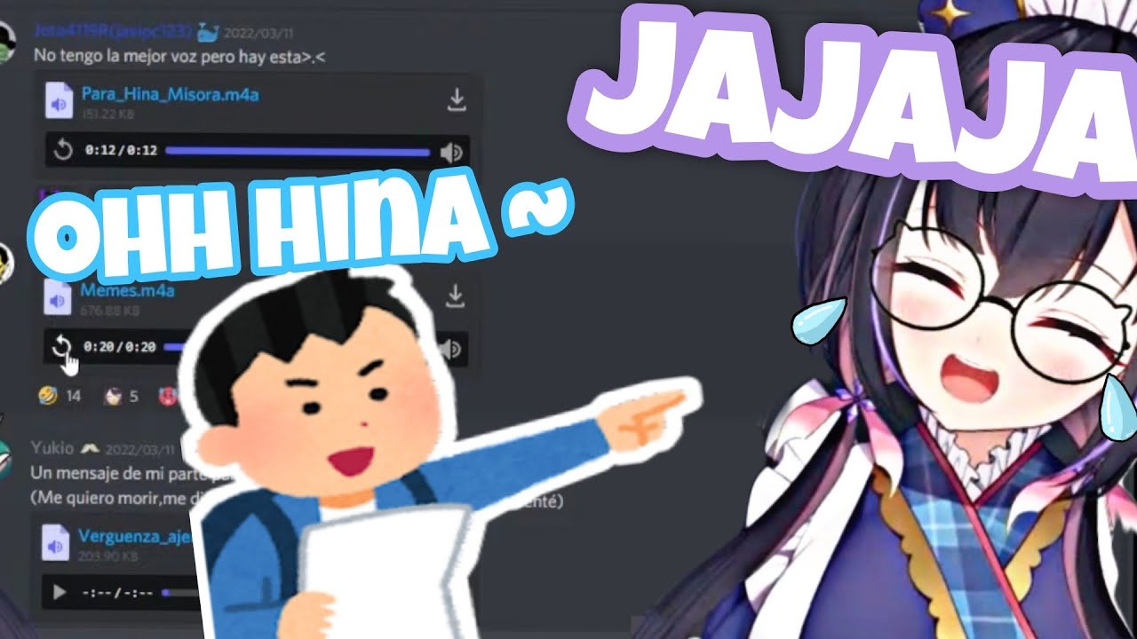 Suscriptor Manda audio con Piropo a Hina  🤣