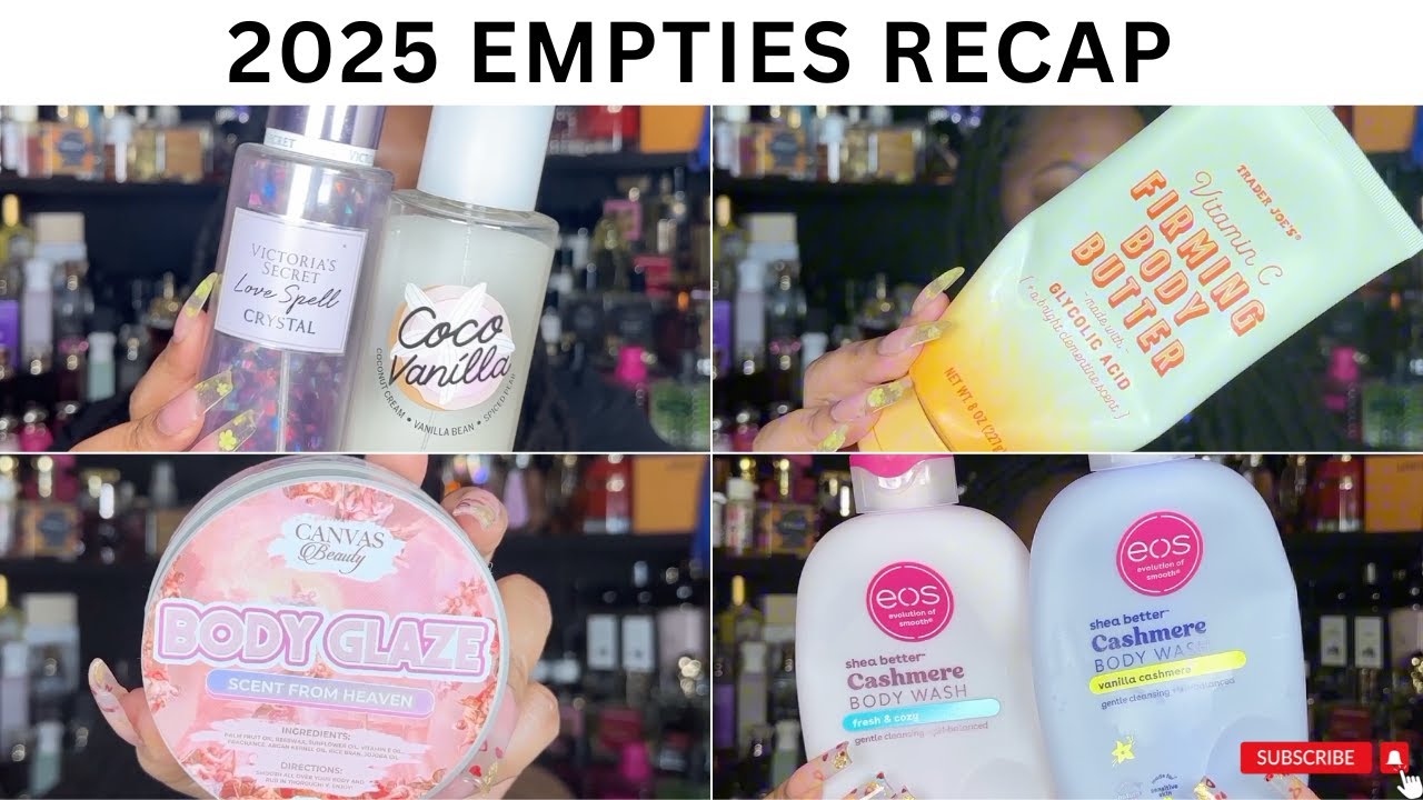 2025 EMPTIES RECAP | I FINISHED OVER 350 ITEMS! 🤯