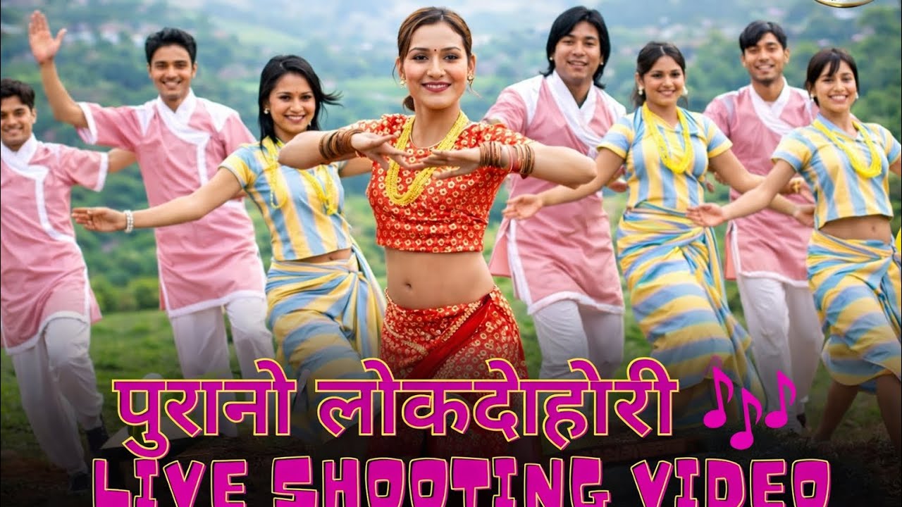 पुरानो लोकदोहोरी 🎵 Shooting Video | Making of a Nepali lokdohori  | Old Nepali lokdohori