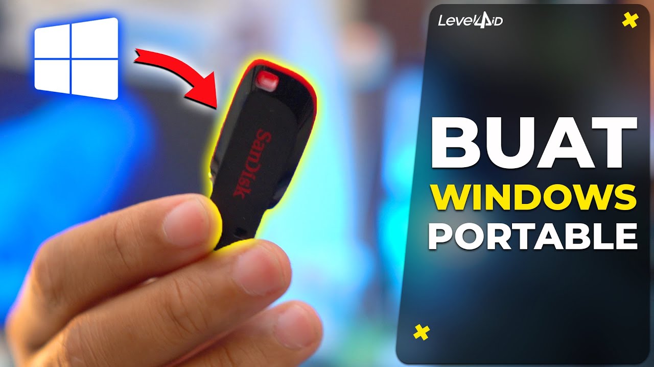 PORTABLE WINDOWS! Begini Cara RUN Windows di Flashdisk!