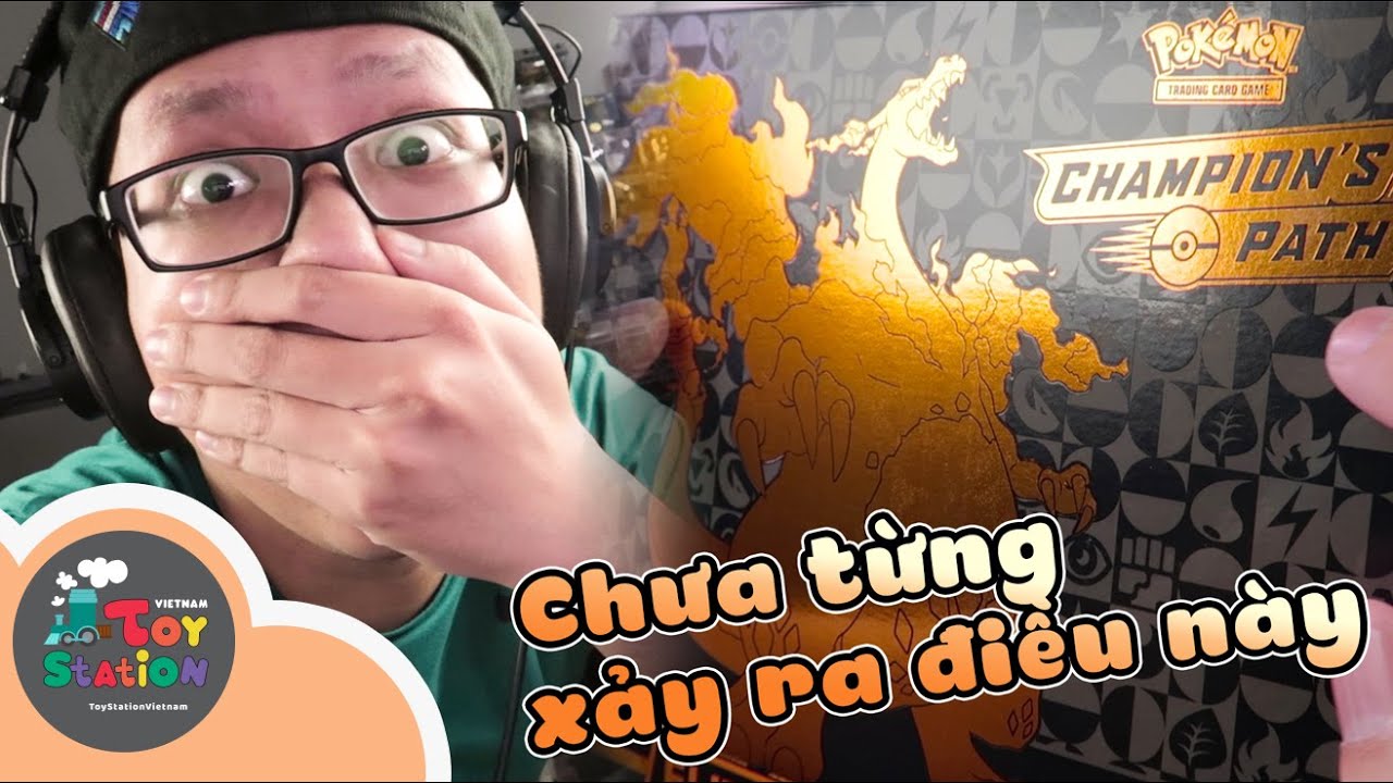 Khi người chơi hệ Tâm Linh Anhktay cố kéo ra Charizard Vmax Rainbow Rare và kết quả ToyStation 537