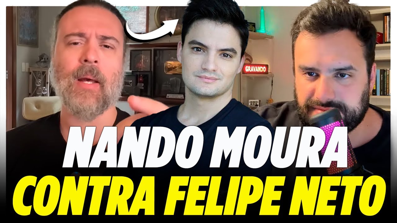 AUDI&Ecirc;NCIA NANDO MOURA X FELIPE NETO (React)