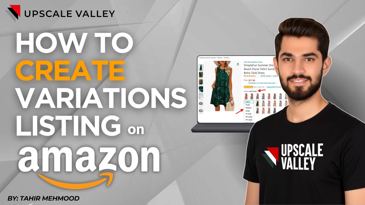 How to Create Product Variation Listing in Amazon Manually | Create Variation Listing on Amazon 2025