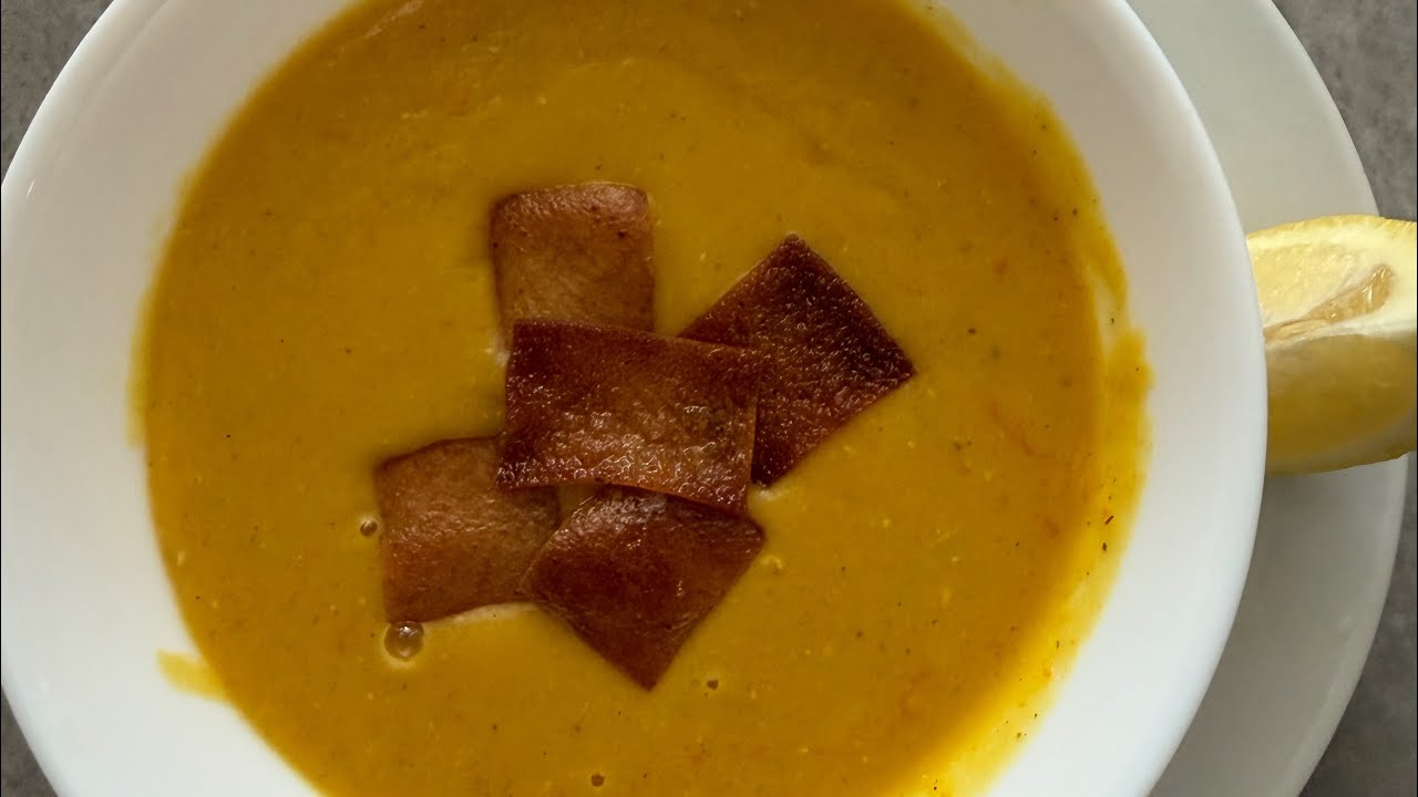 شوربة عدس رمضانية.. أطيب من المطاعم بمليون مرة! 🥣🌙 | Best Ever Lentil Soup