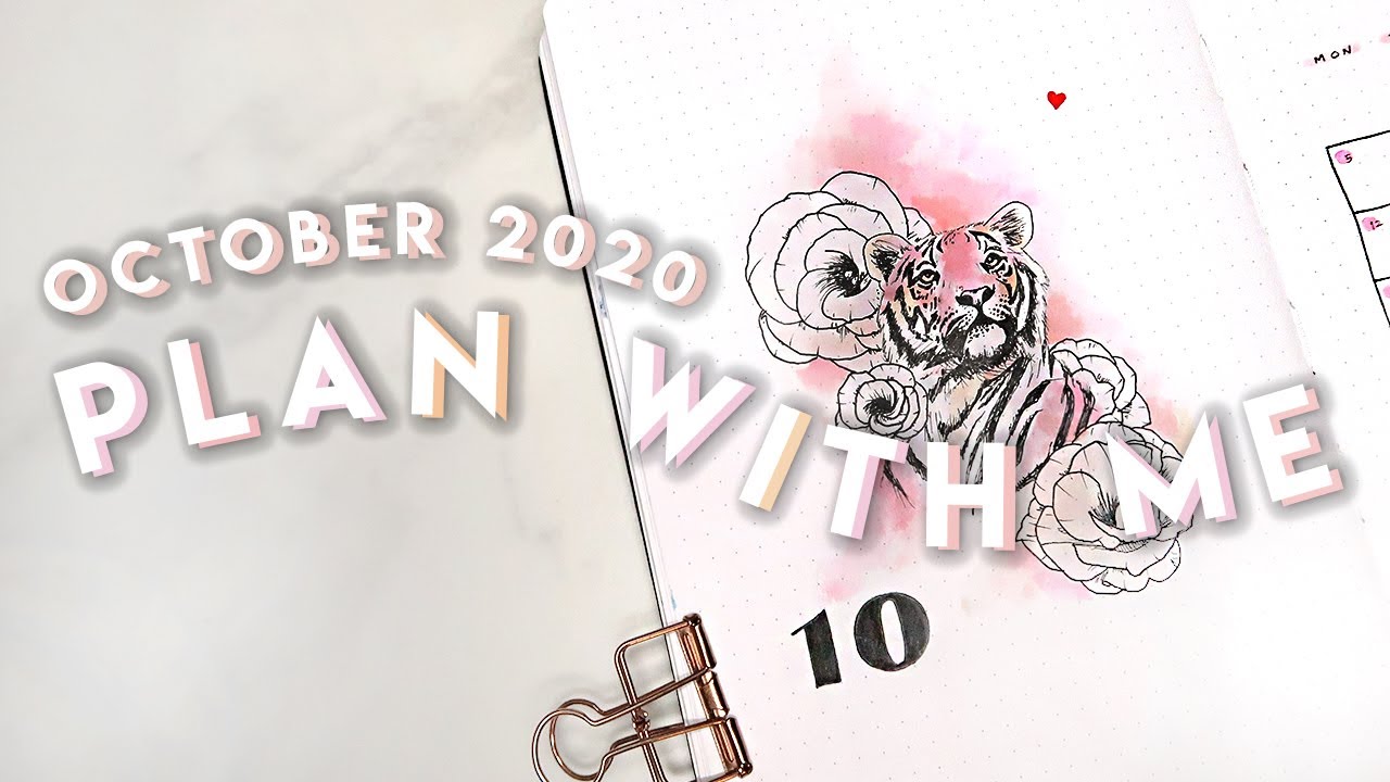 PLAN WITH ME | October 2020 Bullet Journal Setup