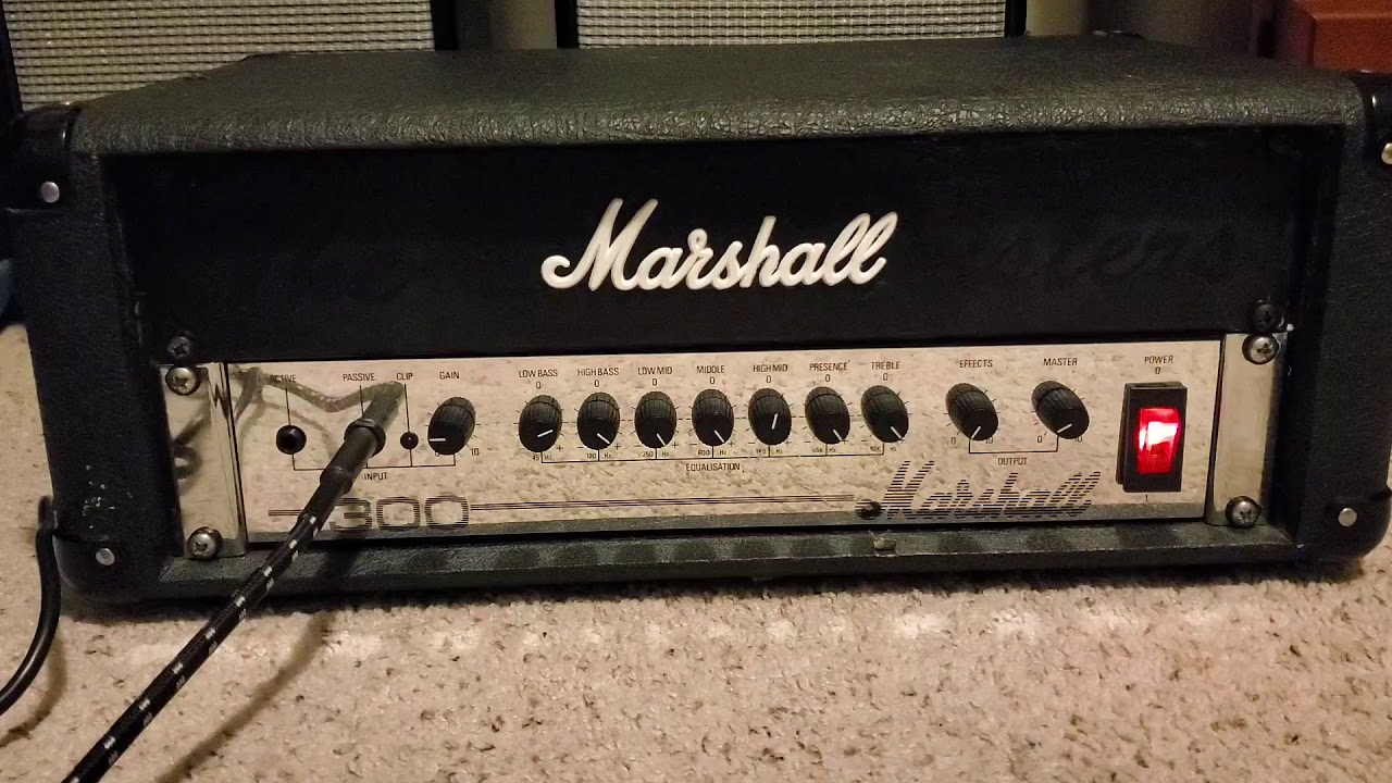 Marshall Silver Jubilee 3530 300 watt Bass Head Demo