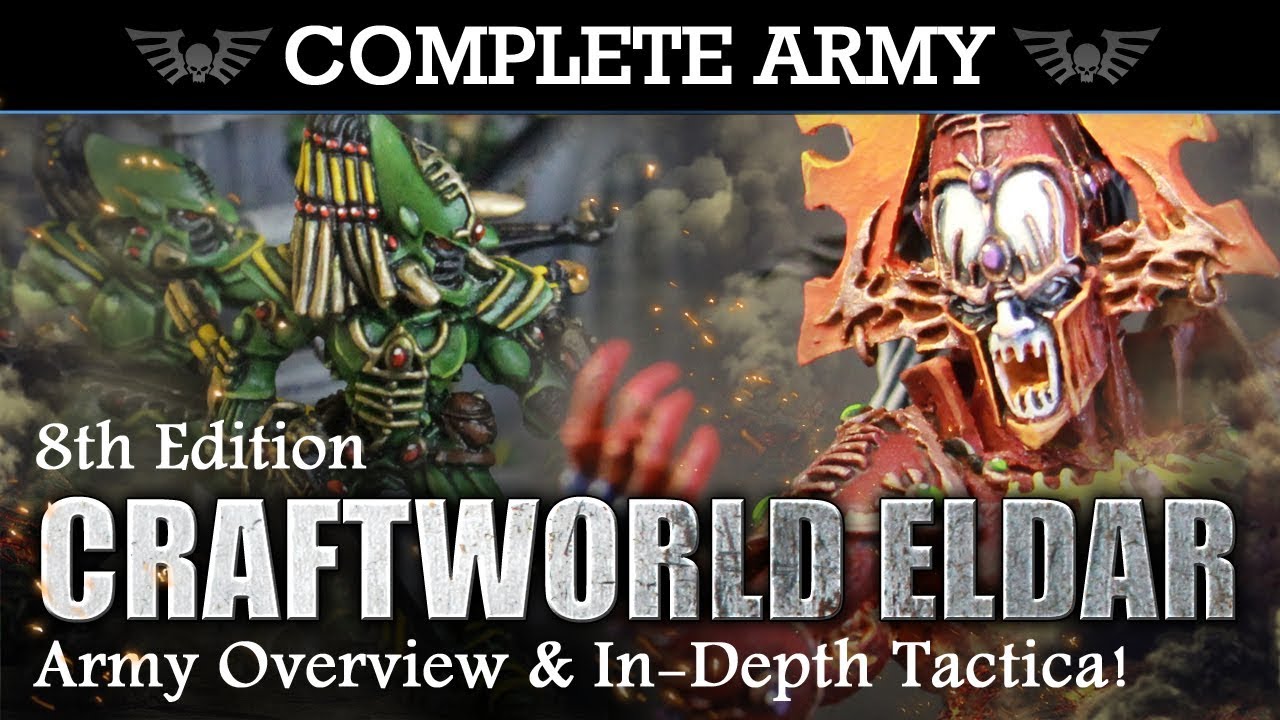 CRAFTWORLD ELDAR Army Overview & In-Depth Tactica 2000pts Warhammer 40K 8th Edition