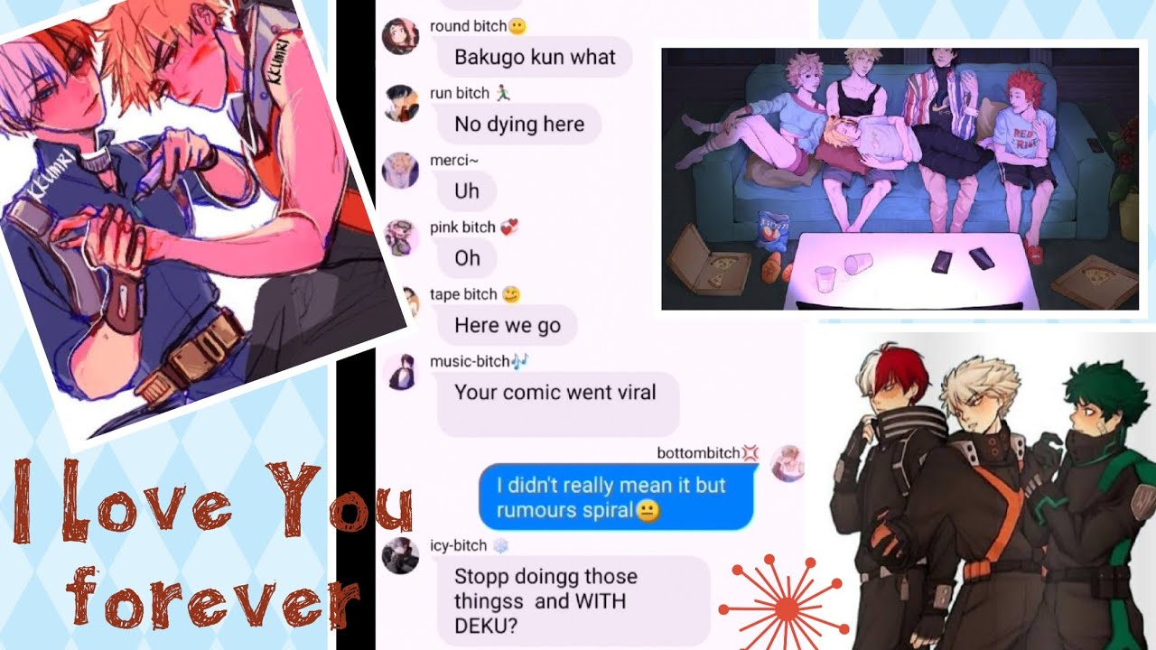 bakugo and the other lyrics prank the gc Don't loose your head!||todobaku||dekubaku||bnha chat/texts