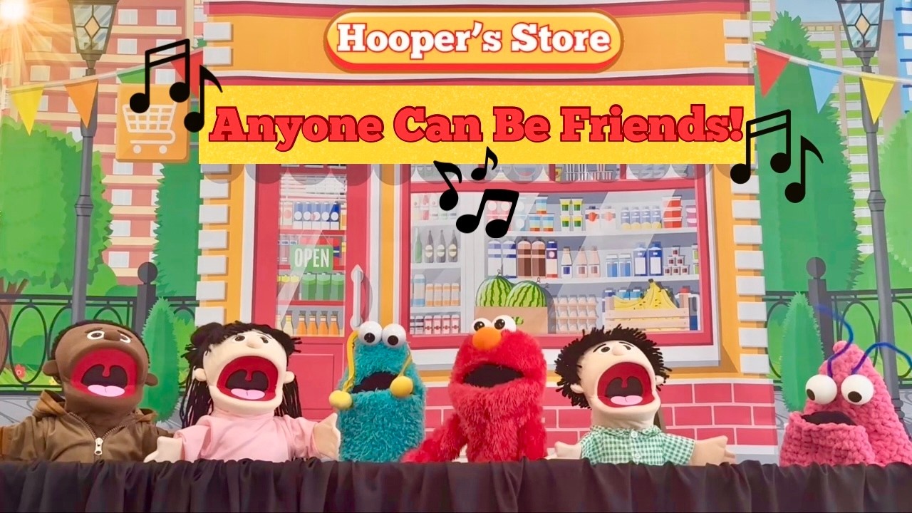 Sesame Street 🫶🏼 ANYONE CAN BE FRIENDS 🫶🏼 A KD Productions Puppet Show
