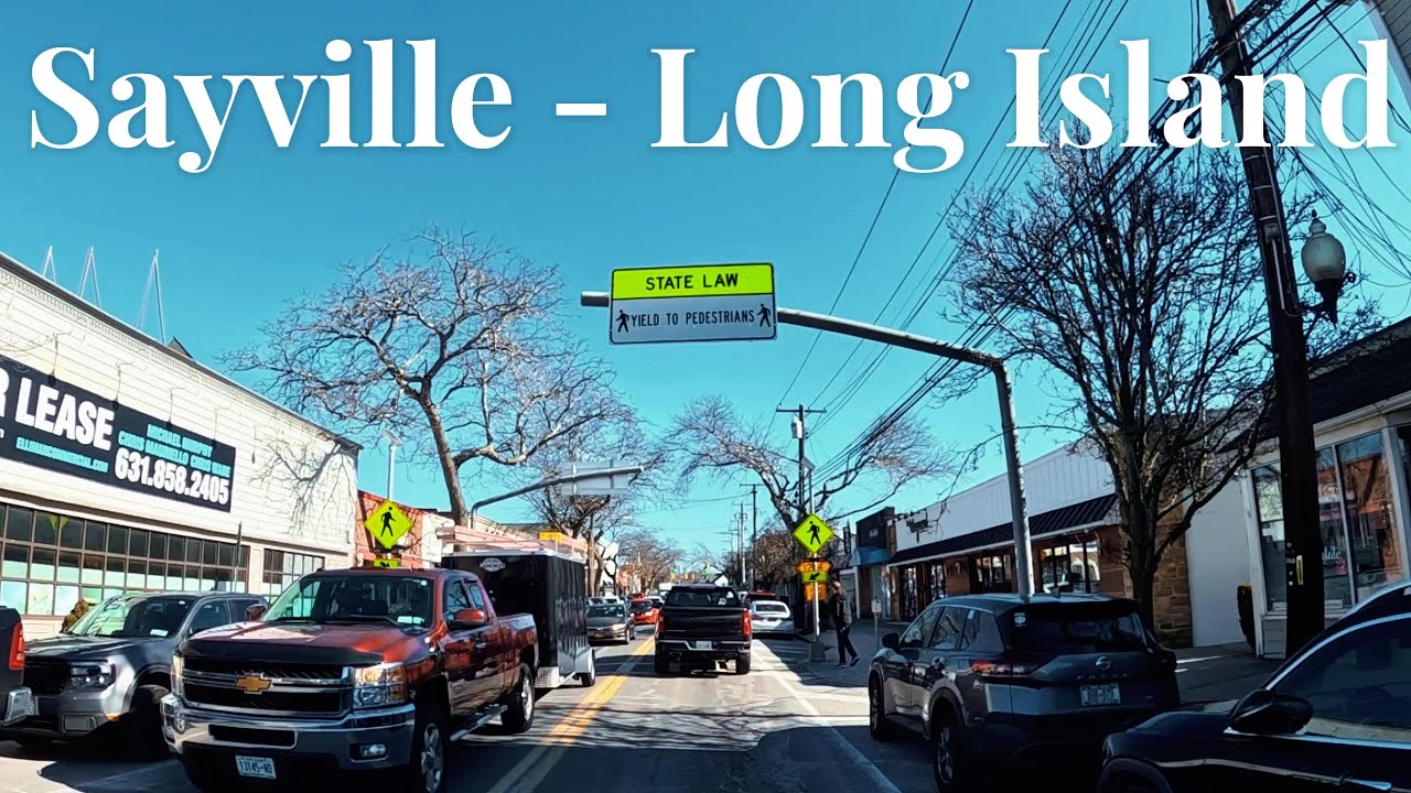 Sayville, NY Deep Dive - Streets, Homes & Real Life 4K
