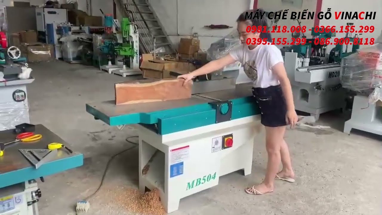 Vinachi giới thiệu máy bào thẩm lưỡi hạt MB504 