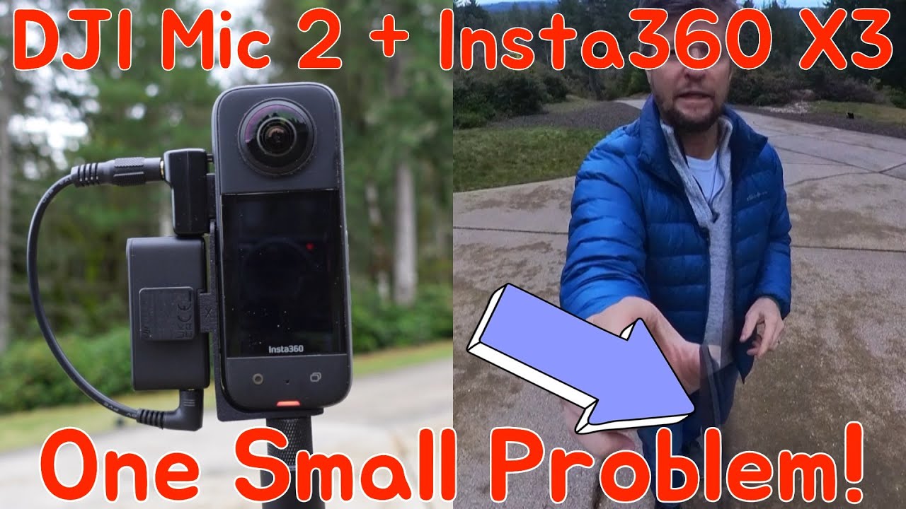 DJI Mic 2 System for Insta360 X3 Owners: Good news and bad news!