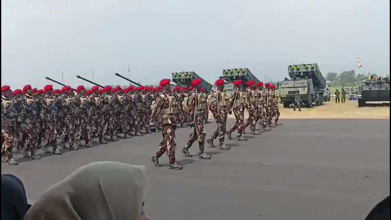 Serunya Nonton Upacara Gelar Pasukan Operasional dan Kehormatan Militer di Batujajar Bandung Jabar