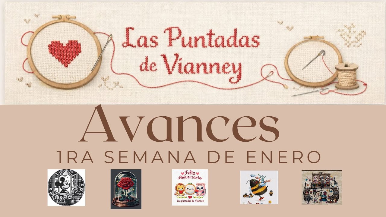 Flosstube 194: Avances ||Las Puntadas de Vianney