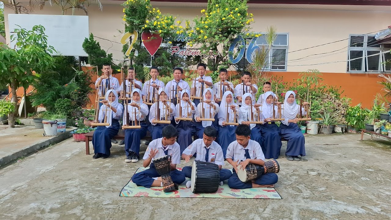 Tanah Airku_Penampilan dari Tim Angklung SMP Negeri 6 Palembang🎶🇮🇩