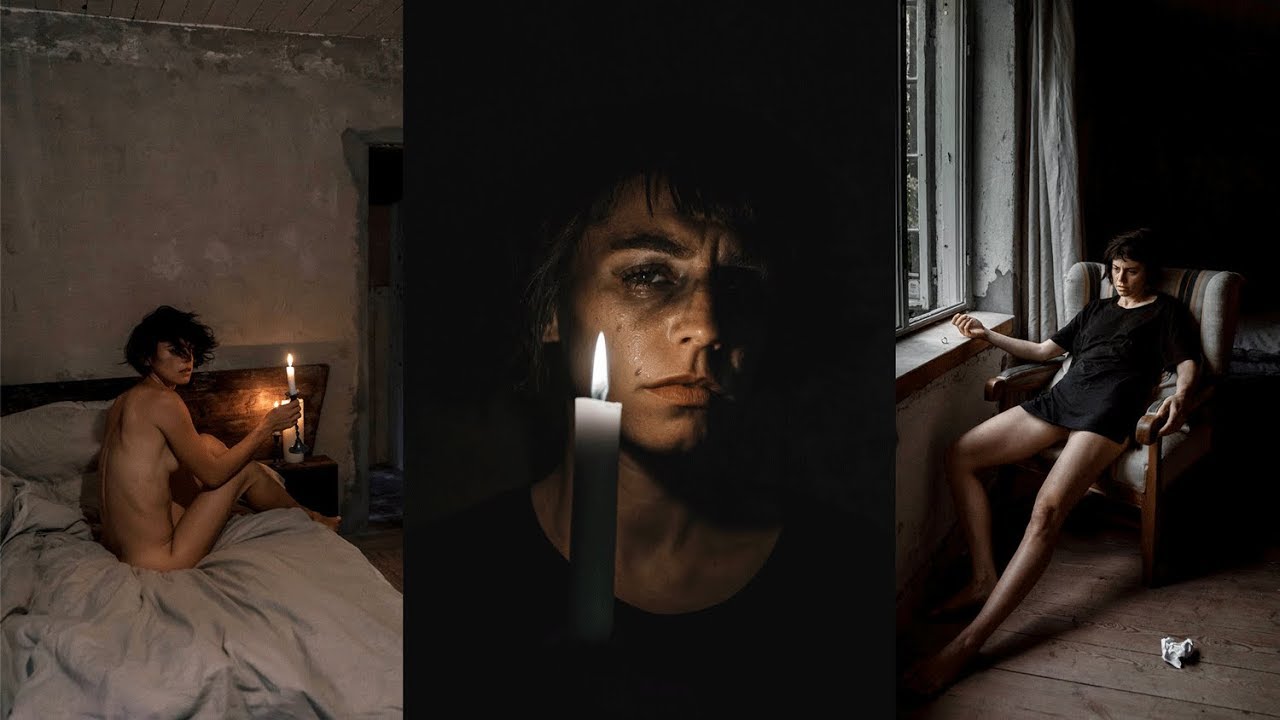 ADVANCED SELFIE CHALLENGE: Dark Emotional Heartbreak Edition (6 Easy Self Portrait Ideas)