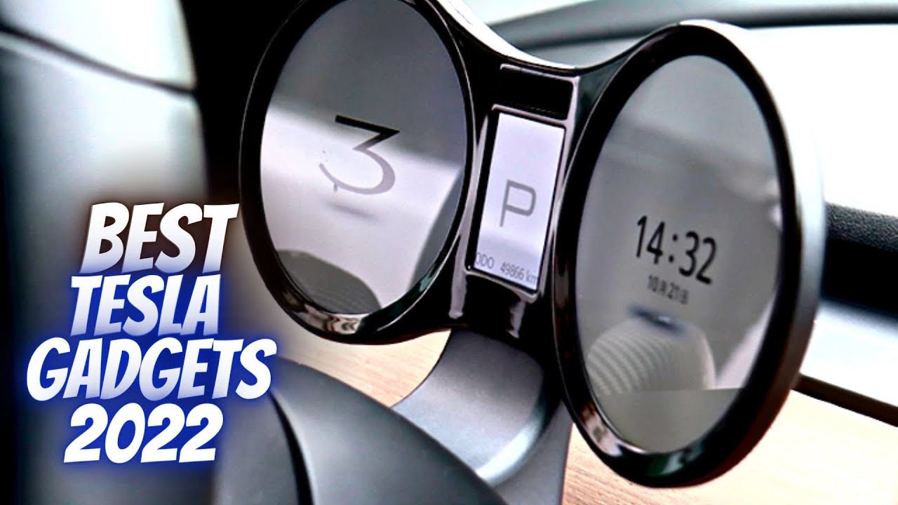 TOP BEST 5 TESLA CLUSTER DISPLAY MODEL Y ACCESSORIES AND 3 UPDATES