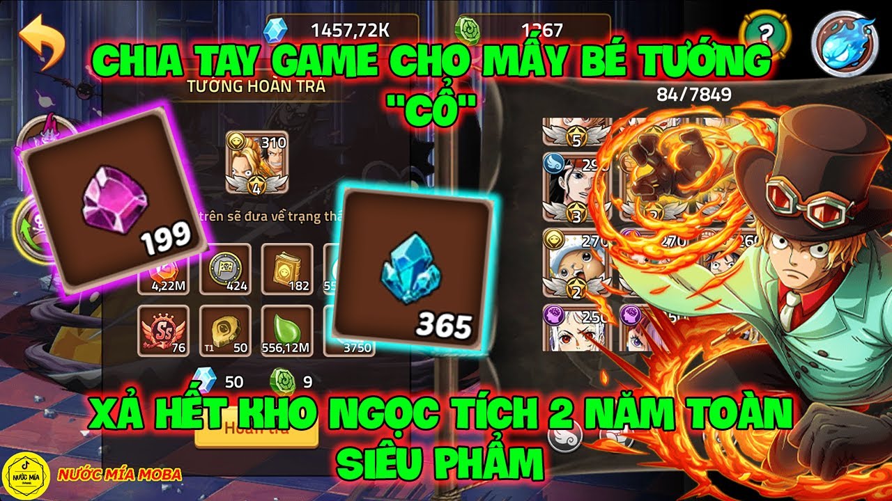 Huyền Thoại Hải Tặc - Chia Tay Game Cho Mấy Bé Tướng 