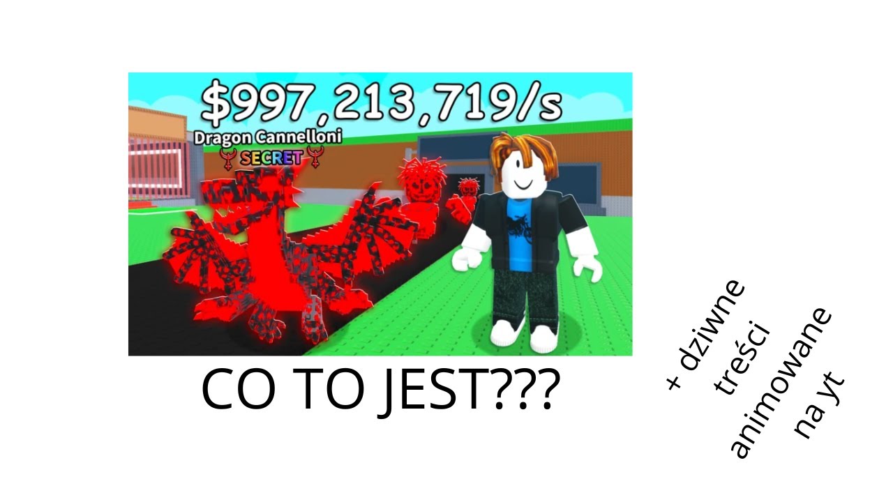 najgorsza gra na roblox która powstała! steal a brainrot *+ dziwni animatorzy na YT