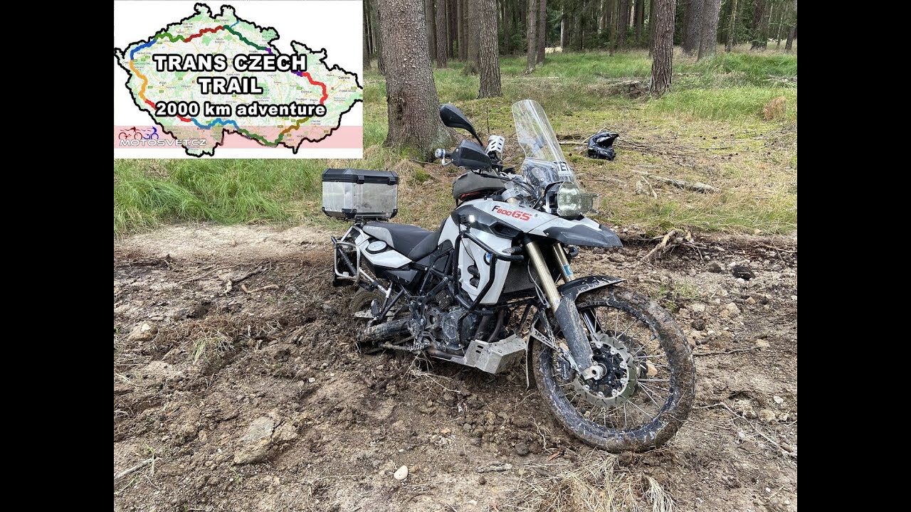 Trans Czech Trail (TET CZ) Mladá Boleslav - Zruč nad Sázavou BMW F800GS & F850GSA & 2x R1250GSA