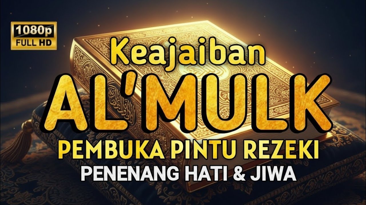 MUROTTAL AL'QURAN MERDU PENGANTAR TIDUR, SURAH AL MULK PEMBUKA PINTU REZEKI, TERHINDAR SIKSA KUBUR