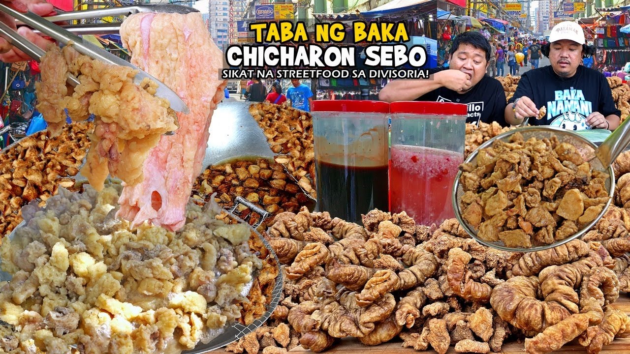 CHICHARON SEBO at TABA ng BAKA! Niluto sa sariling MANTIKA! | Divisoria Street Food