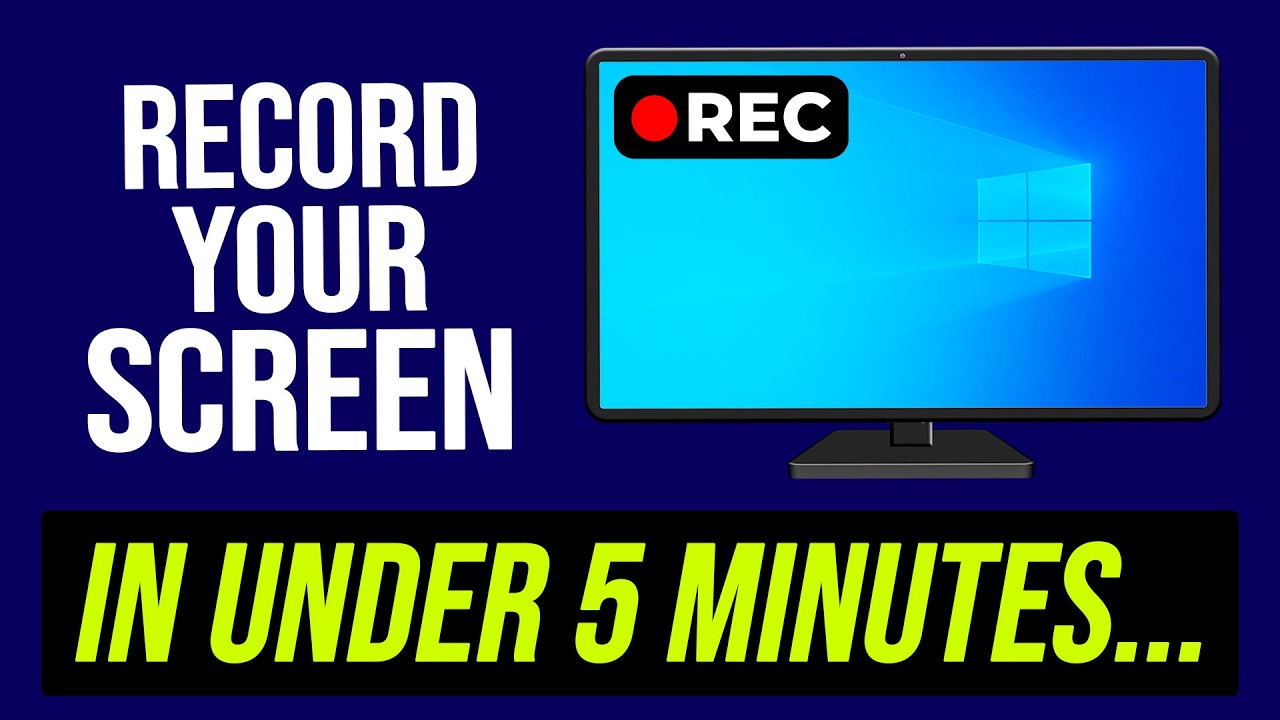 Easiest Way to Record Your Screen (5 Minute Tutorial)