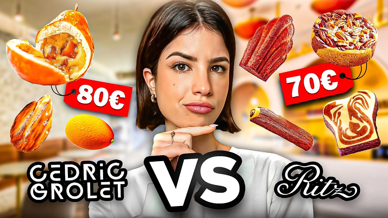 JE TESTE CEDRIC GROLET VS LES PÂTISSERIES DU RITZ (avec mon mec)