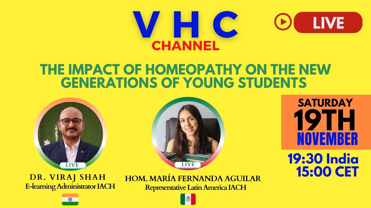 The impact of homeopathy on the new generations of young students - Dr. Viraj Shah