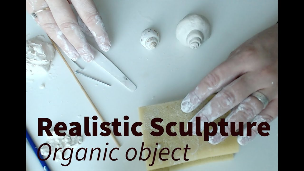How to make a sculpture of a shell in clay at home