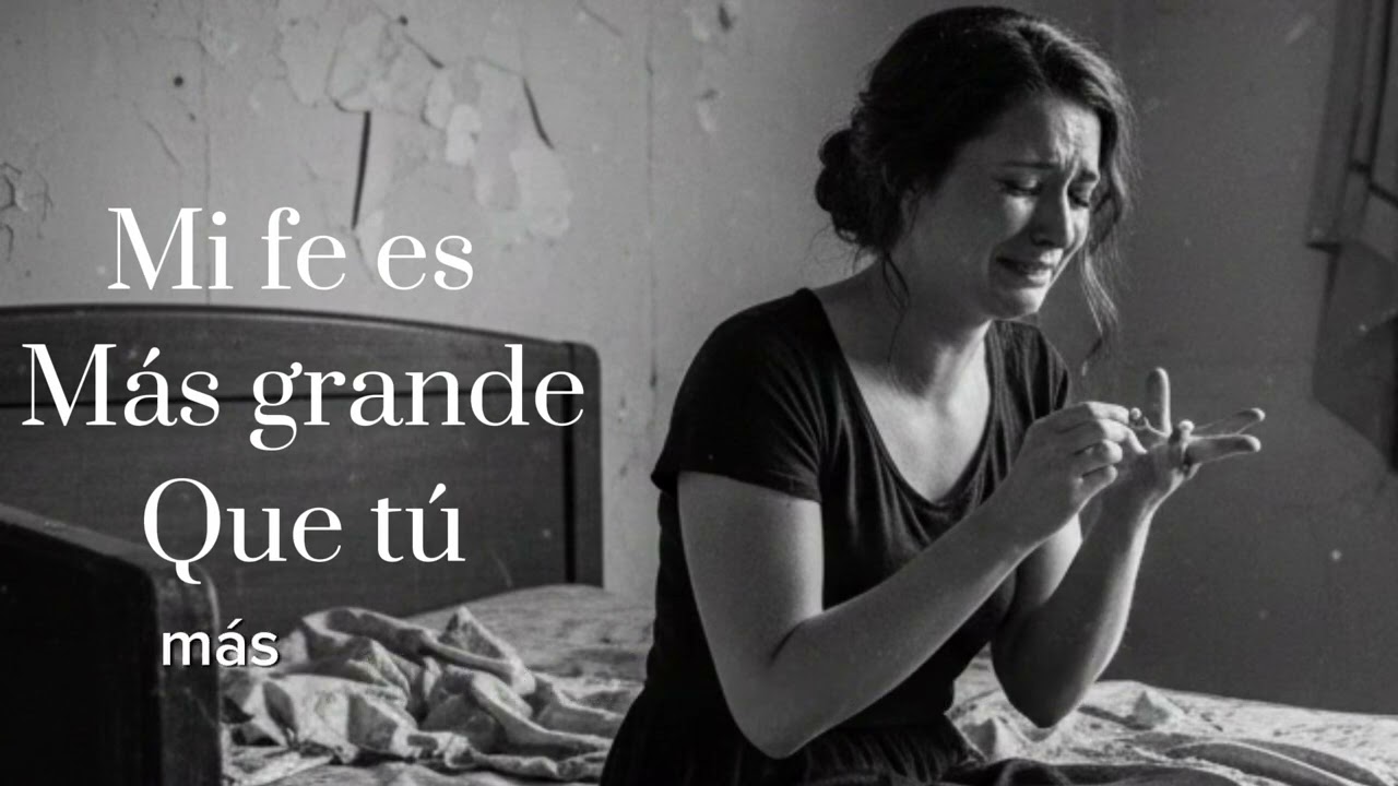 Mi fe es más grande que tú 💔💔💔 no estás sola.
