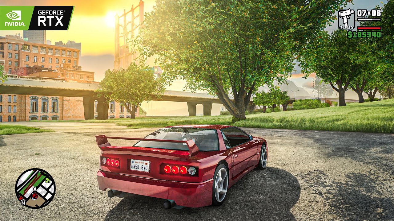 GTA San Andreas RTX 4090 «Сан-Фиерро P.I.M.P.» Геймплей миссий в 4K! Обновленный графический мод ...