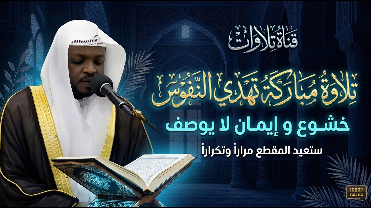 تلاوة مباركة تهدى النفوس .. خشـــوع و إيمـــان لا يوصف