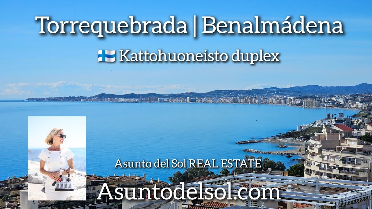 Tervetuloa Espanjan Aurinkorannikolle tämän upean kattohuoneisto duplexin esittelykierrokselle.